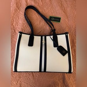 Brand new navy and white C Wonder purse - tags on